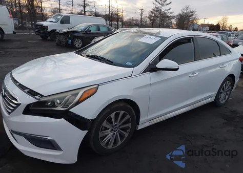 2016 Hyundai Sonata Sport z USA, uszkodzony, nr VIN 5NPE34AF9GH283146